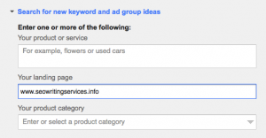 Competitor Keyword Research